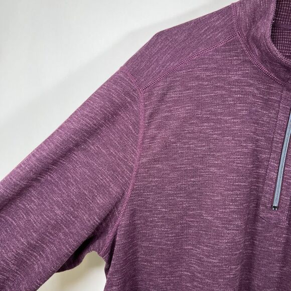 Tommy Bahama 1/4 Zip Pullover Sweater Mens Size XL Plum Purple Cotton Poly Blend - Picture 6 of 12